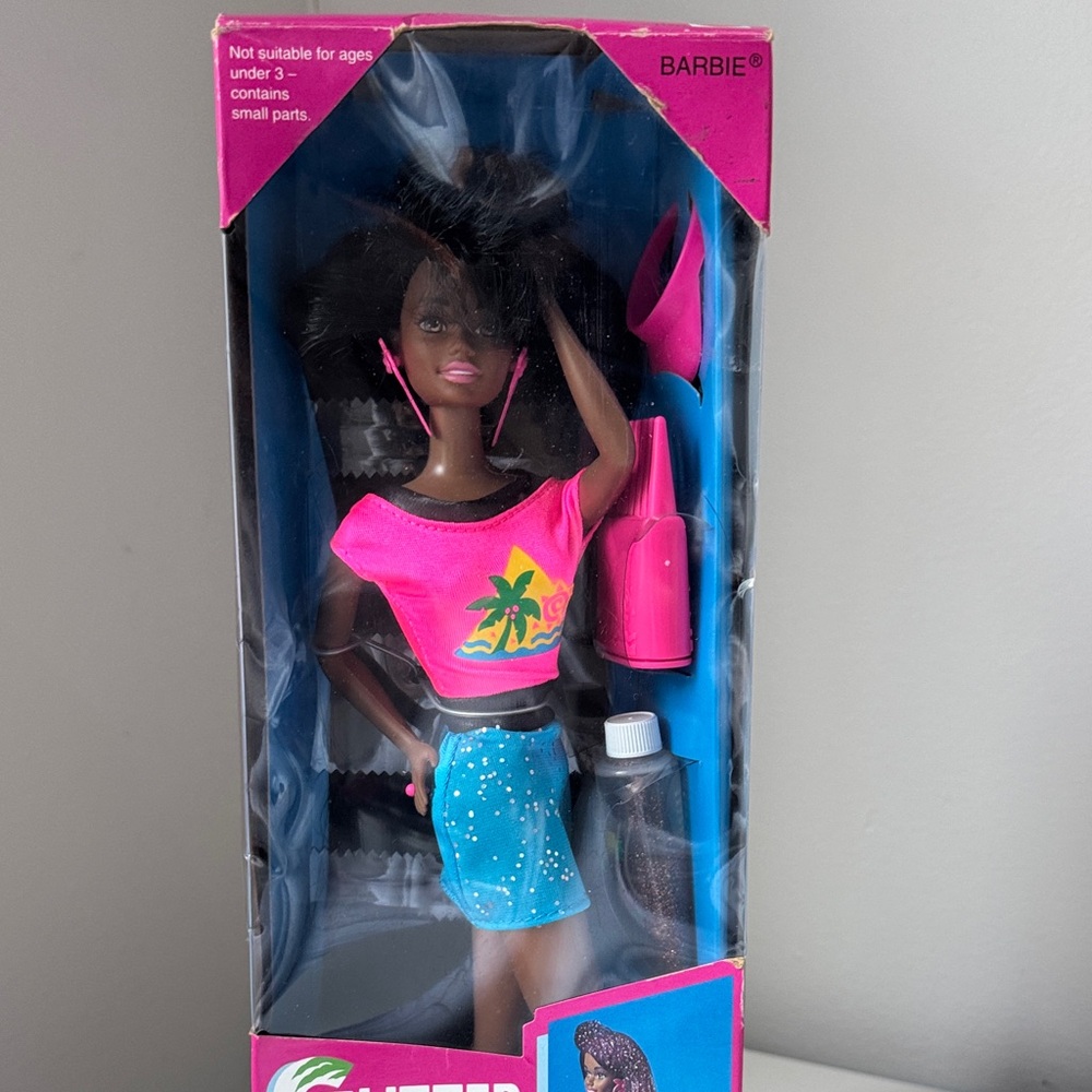 Barbie Glitter Hair Afroamerican - Picture 2 of 5